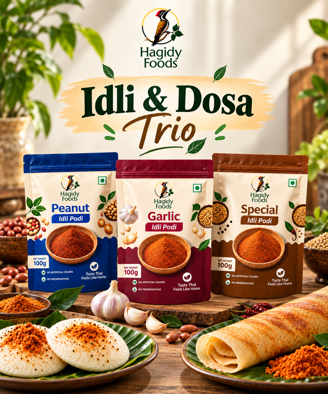 Idli & Dosa Trio