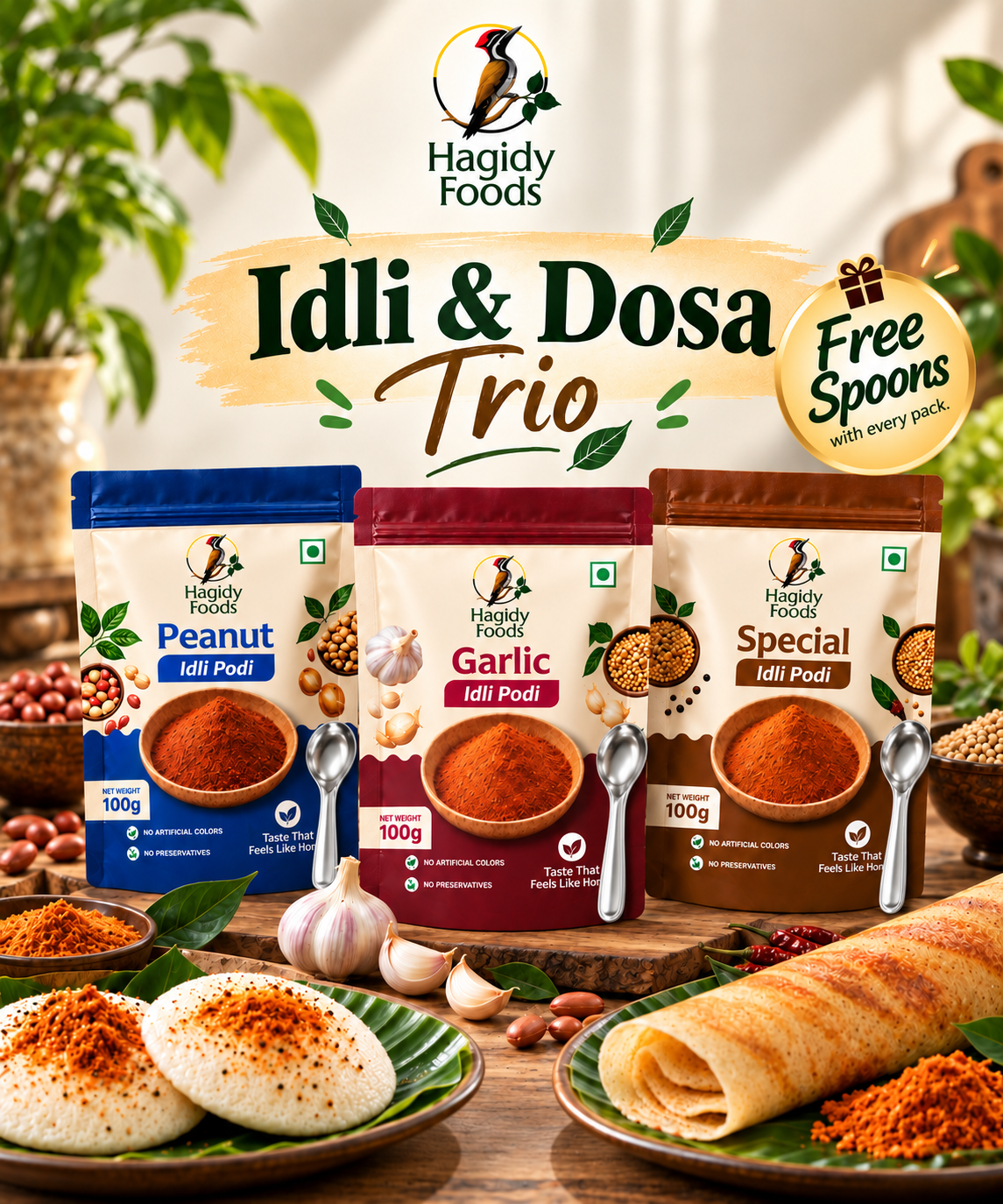 Idli & Dosa Trio